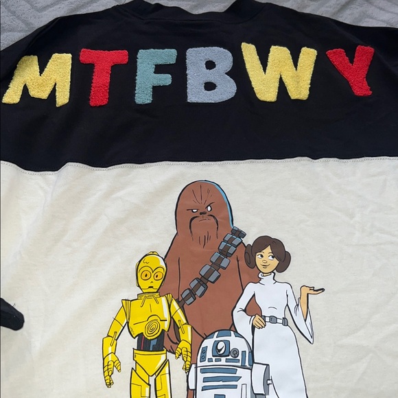 NEW Star Wars Spirit Jersey Kids Youth Large Black Darth Vader MTFBWY Disney XL - Picture 1 of 10